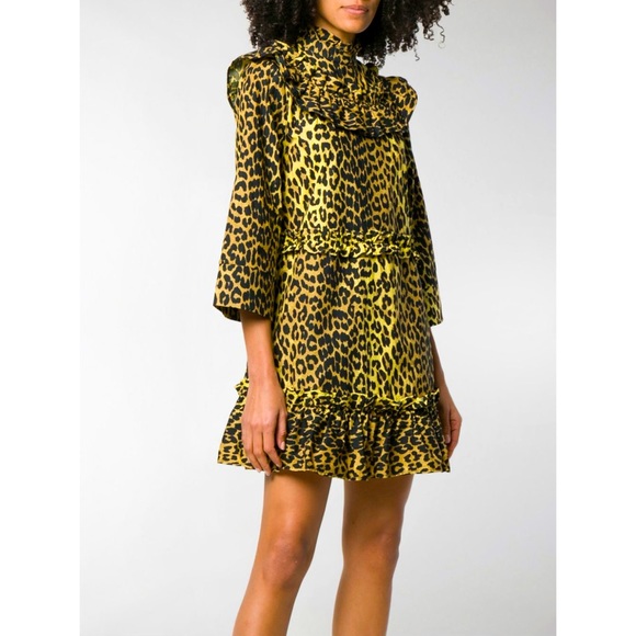 Ganni Cheetah Print Dress - Picture 2 of 2